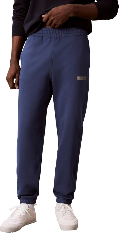 Calvin Klein Men 350Terry EU Sp Graphic Jogger LV04LG212G Sweatpants, Blue (Dark Denim), XXS - Image 1