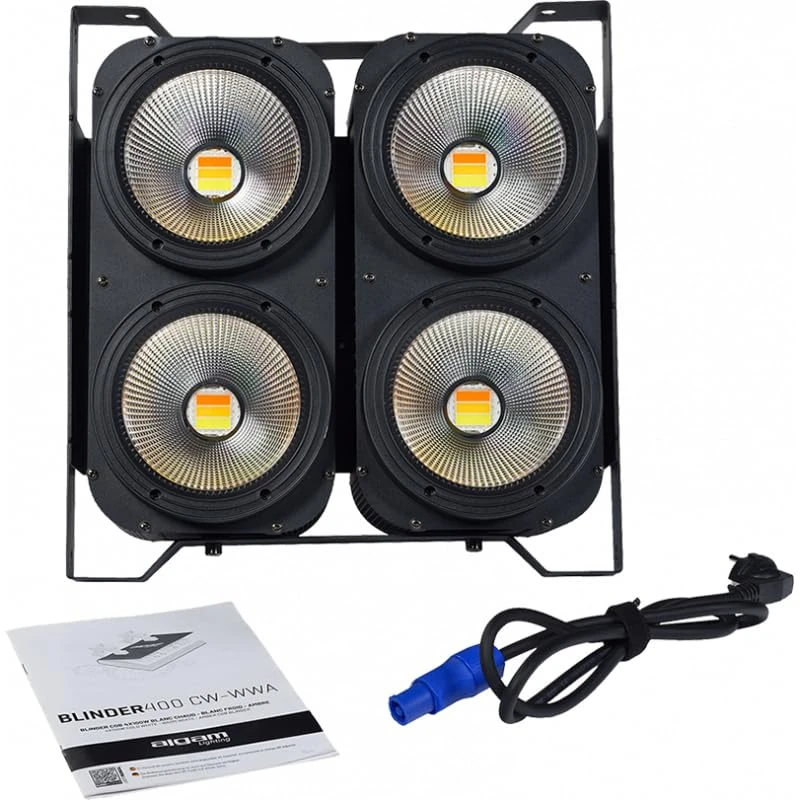 Algam Lighting - BLINDER400CW-WWA - Blinder COB 4x 100W Cool White/Warm White/Amber