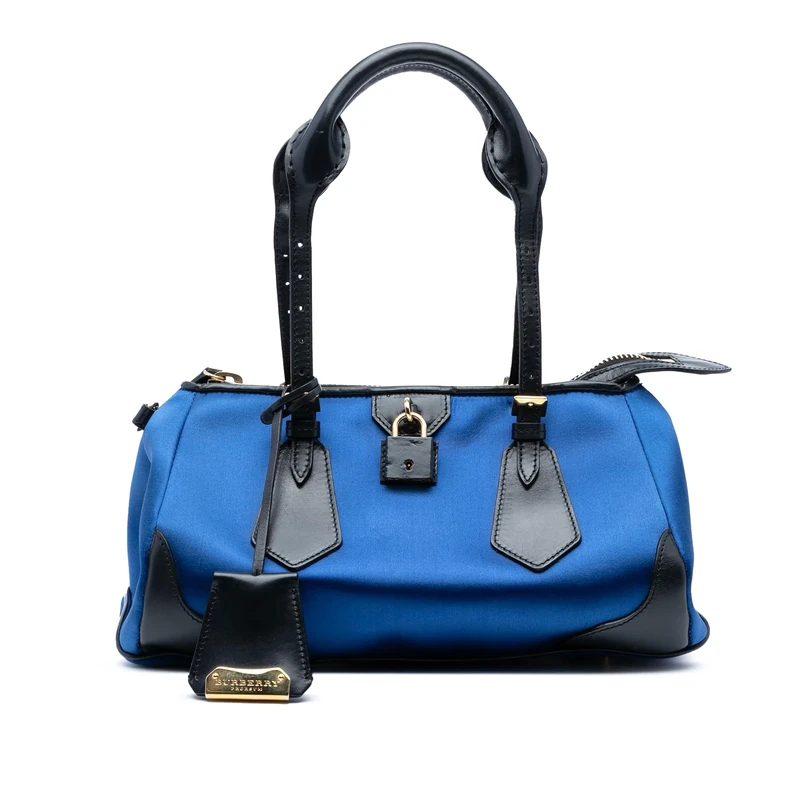 BURBERRY Pre-Loved Satin Blaze Handbag