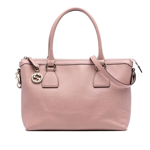 Gucci Pre-Loved Dollar Calfskin GG Charm Satchel Handbag