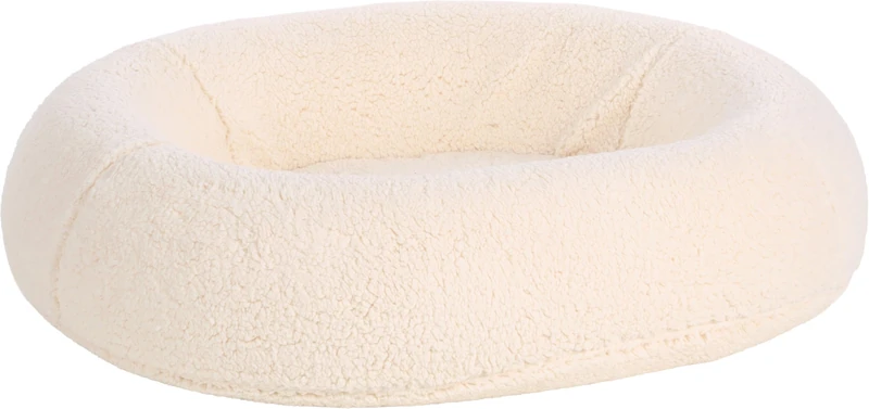 Bed Felpa Oval White 88x75x15cm - Image 1