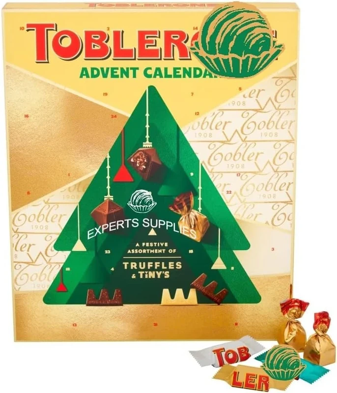 Toblerona Advent calendar 2025 Perfect For Christmas