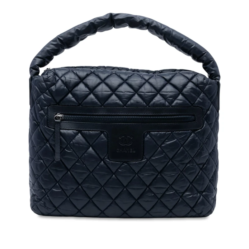 Chanel Pre-Loved Quilted Nylon Coco Cocoon Hobo Handbag