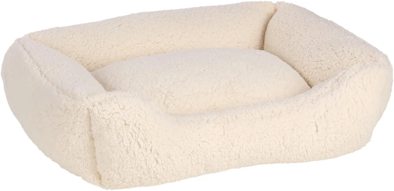 Basket Felpa Rectangle White 65x50x20cm