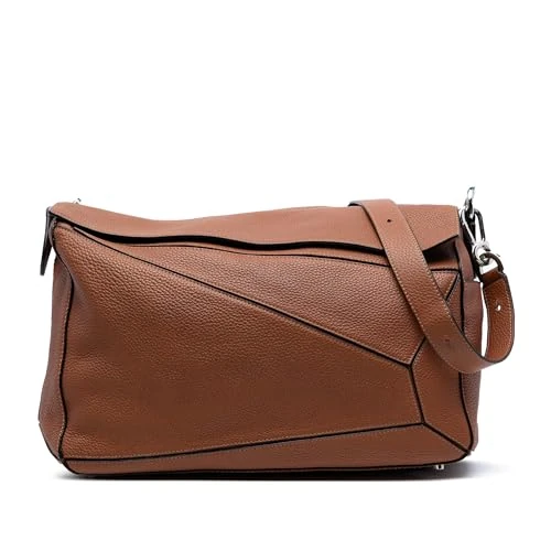 LOEWE Pre-Loved Large Calfskin Puzzle Satchel Handbag