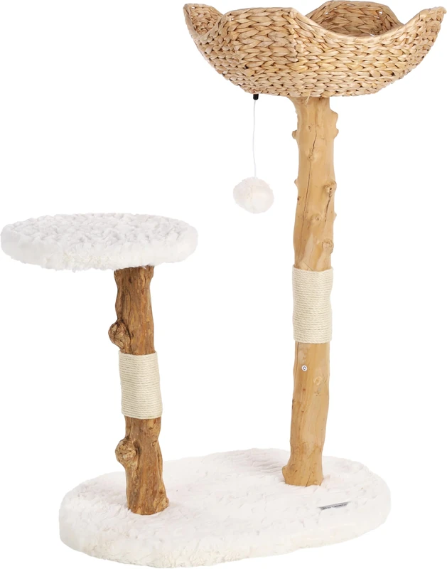 SCRATCHING TREE FIDEL BROWN 75x42x98CM