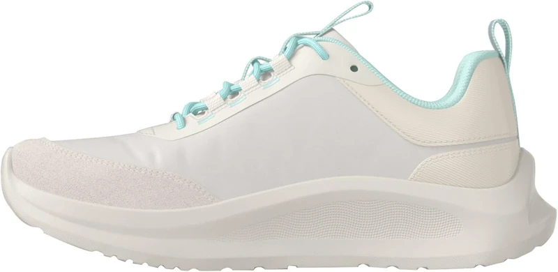Calvin Klein Women's Runner Trainers Light EVA Run Essential Lace-up Ny-Su Wmn Sporty, Black (Marshmallow/Dk Ecru/Glacier Mist), 2
