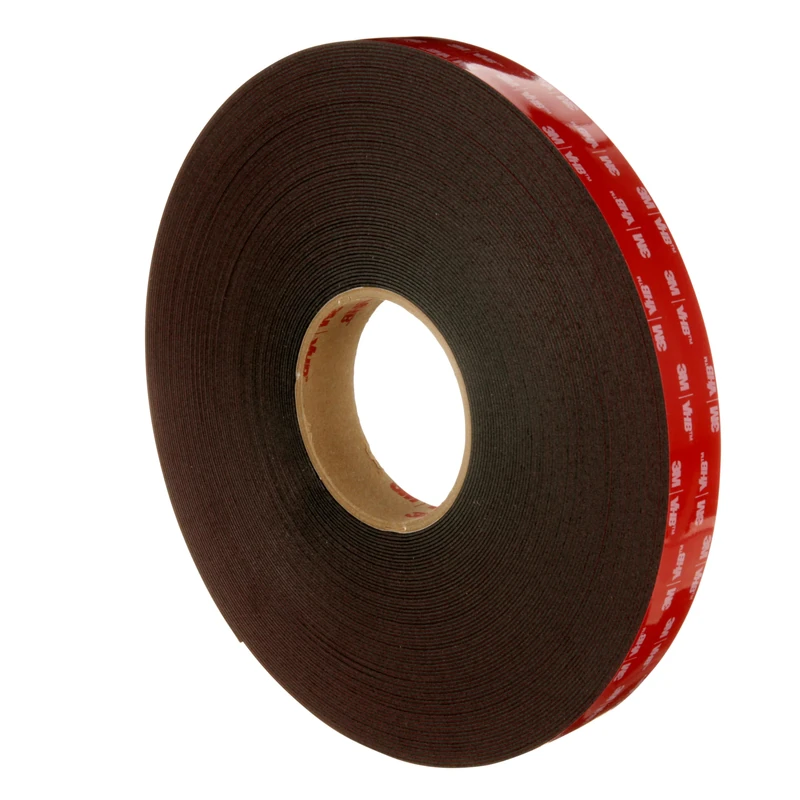 VHB 3M Tape 5925F, Black, 9 mm x 33 m, 0.6 mm, 8 Rolls