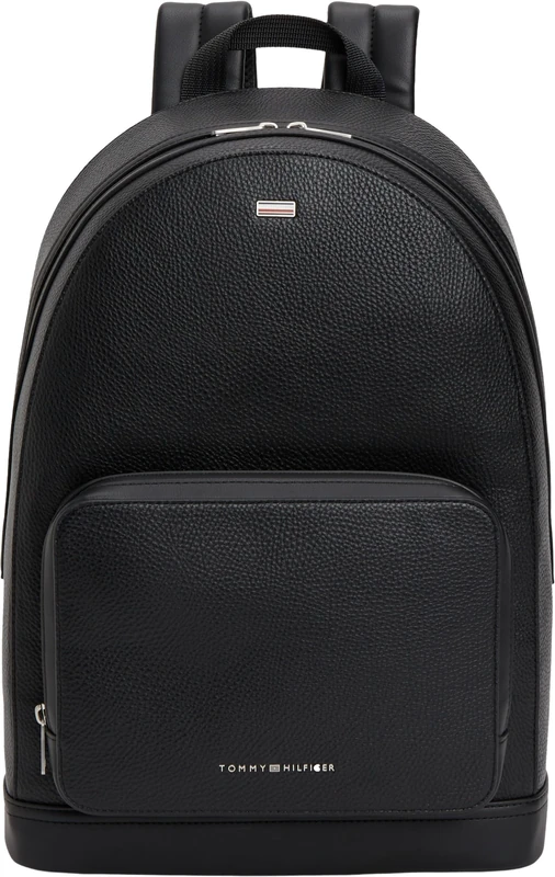 Tommy Hilfiger Men Th Central Backpack AM0AM14431 Backpack, BLACK, One Size