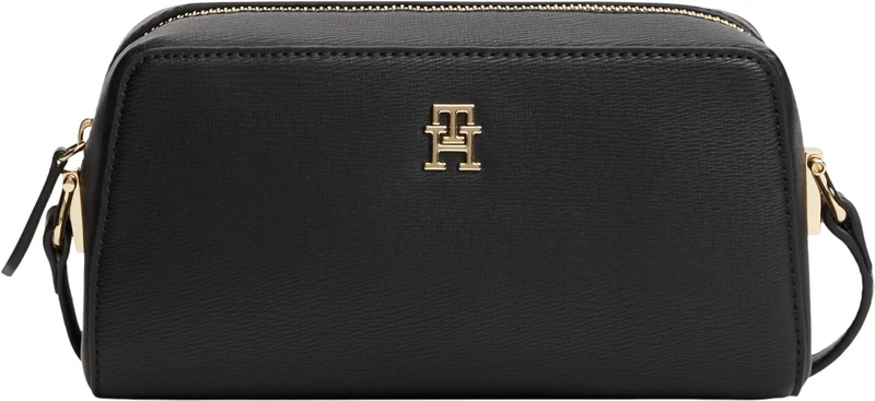 Tommy Hilfiger Women Th Grace Camera Bag AW0AW18863 Crossover, BLACK, One Size