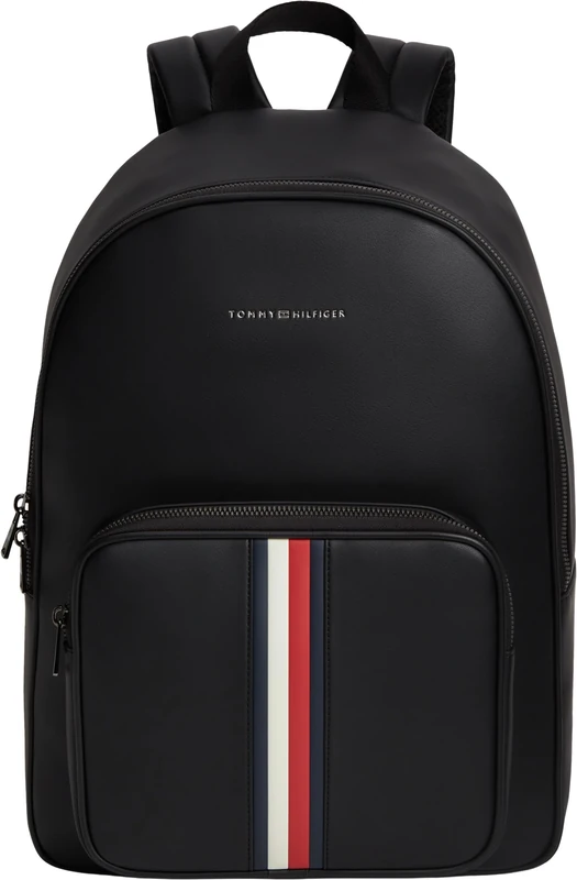 Tommy Hilfiger Men Th Metro Backpack AM0AM14516 Backpack, BLACK, One Size
