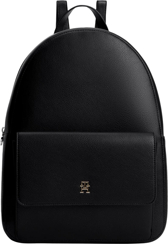 Tommy Hilfiger Women Th Icon Backpack AW0AW18756 Backpack, BLACK, One Size - Image 1