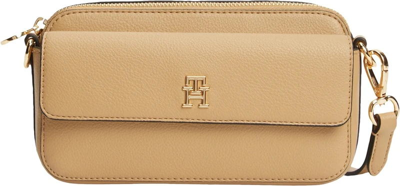 Tommy Hilfiger Women Th Icon Camera Bag AW0AW18721 Crossover, KHAKI, One Size