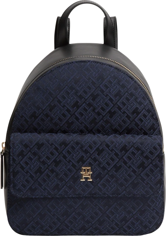 Tommy Hilfiger Women Im Latam Jacquard Backpack AW0AW18915 Backpack, BLUE, One Size
