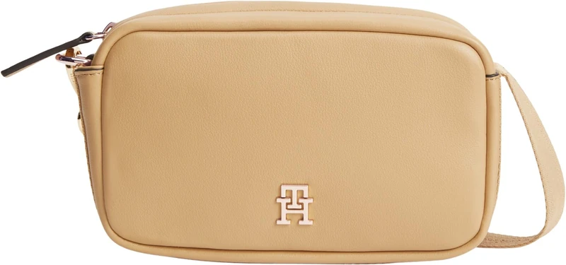 Tommy Hilfiger Women Th Logotape Camera Bag AW0AW18741 Crossover, KHAKI, One Size