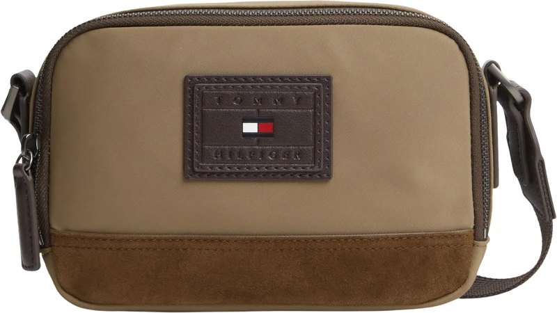 Tommy Hilfiger Men Th Heritage Camera Bag AM0AM14372 Crossover, KHAKI, One Size - Image 1
