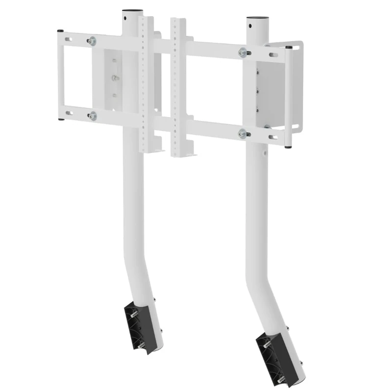 OPLITE White E-Sport Monitor Mount for GTR S8 - GTR S8 Monitor Stand E-Sport White - Image 1