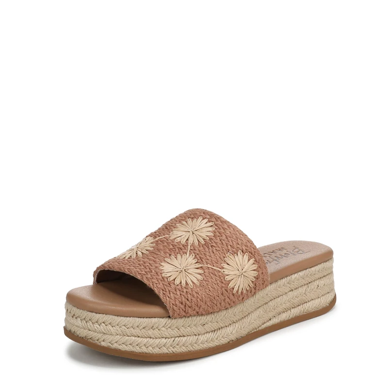 Blowfish Malibu Women's Marshlo Sun Slide Sandals, Tan, Medium Fit, UK 3