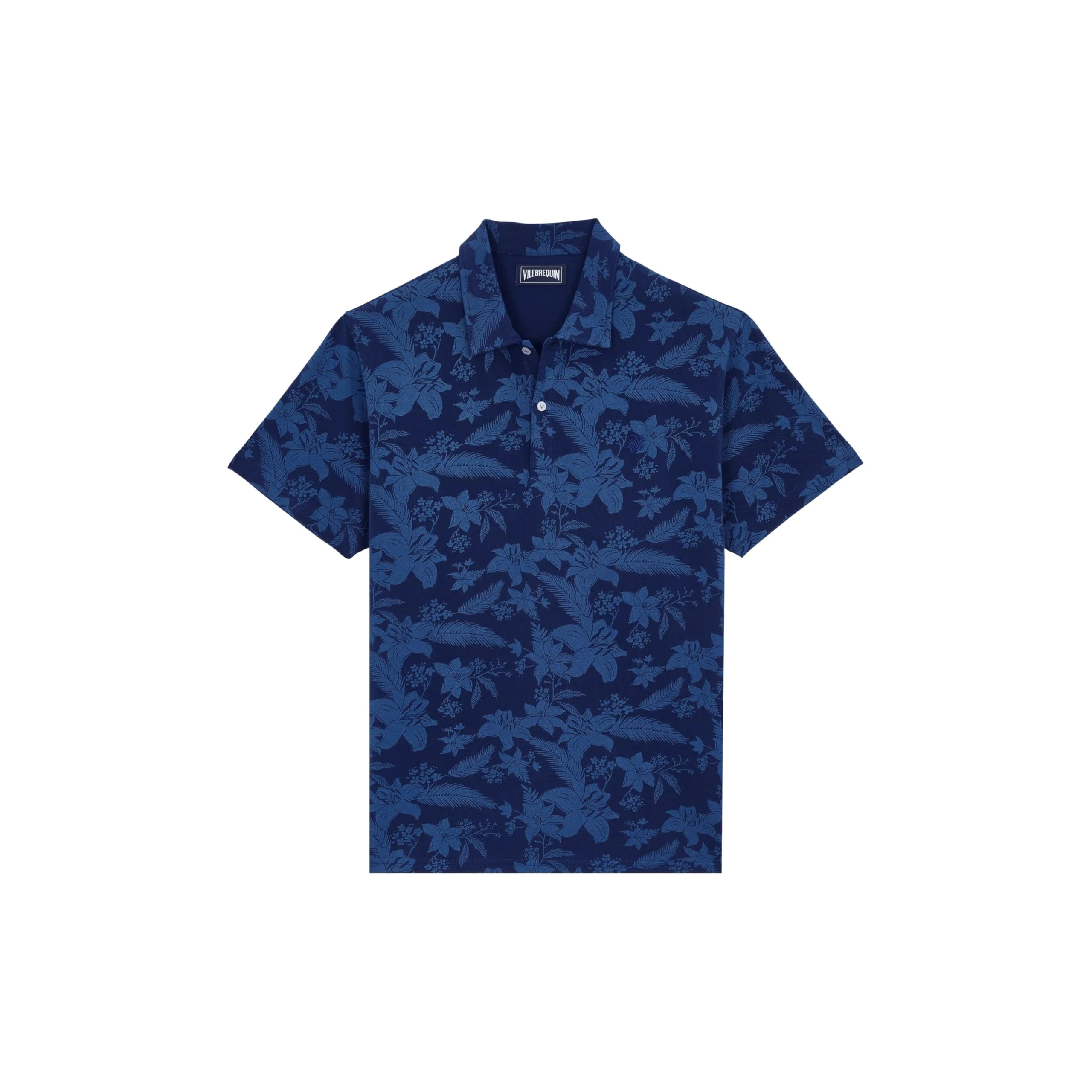 Vilebrequin, Cotton Polo Printed Lightening Flower, M, Marrakech
