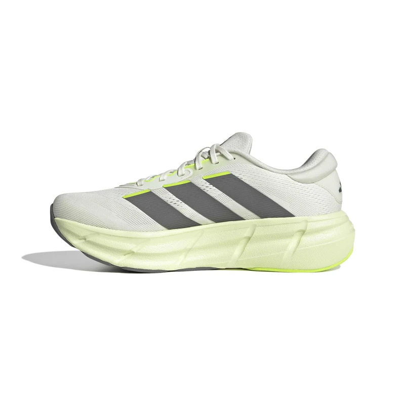adidas Men's Questar 4 Running Shoes, White Tint/Grey Four/Signal Green, 9 UK