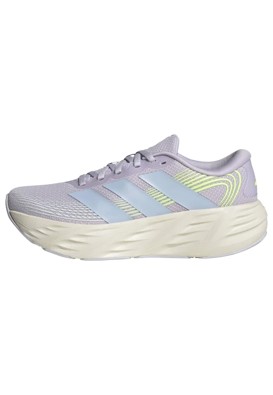 adidas Women's Galaxy 8 Running Shoes, Purple Tint/Frozen Purple/hi-res Yellow, 5.5 UK
