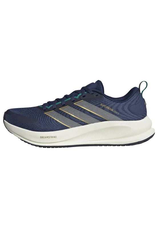 adidas Men's Supernova Ease 2 Running Shoes, Dark Blue/Off White/Matte Gold, 6.5 UK