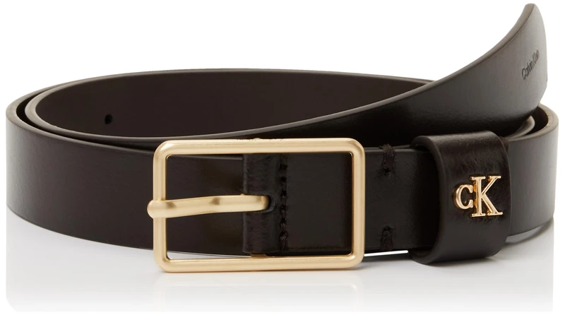 Calvin Klein Women's Square Buckle Ck Loop 25Mm Lv04F7050G Belts, BROWN (Delicioso), 85 - Image 1