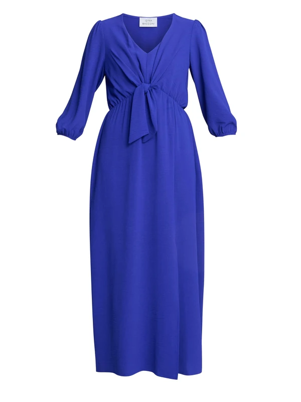 Gina Bacconi Maxi Dress, Sapphire, 12