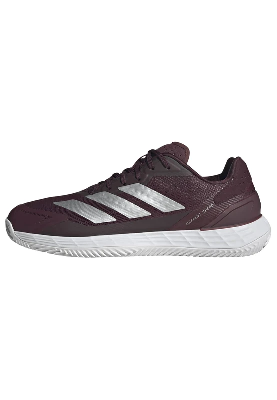 adidas Men's Defiant Speed 2 Clay Tenis Shoes, Maroon/FTWWHT/TEGRME, 11.5 UK