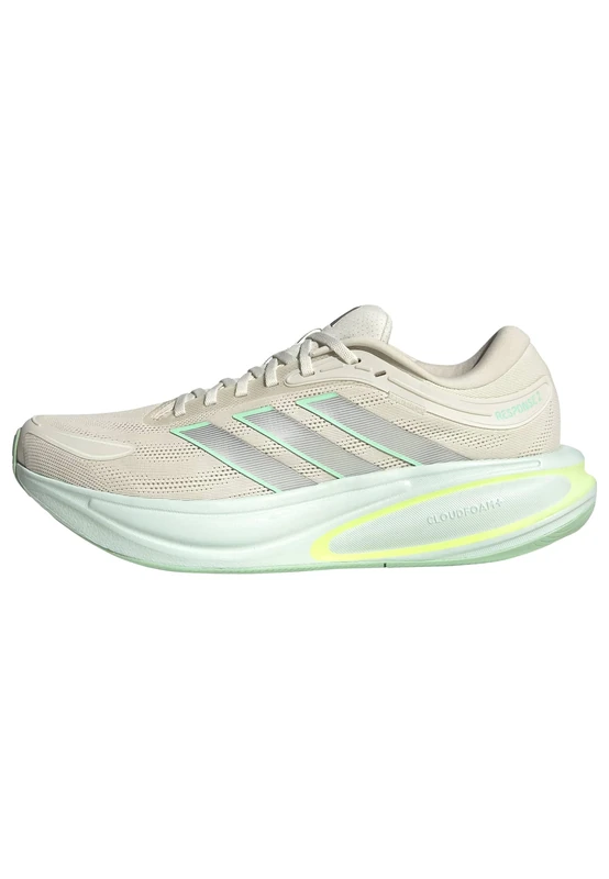adidas Men's Response 2 Running Shoes, White Tint/Silver met./Pulse Mint, 6.5 UK - Image 1