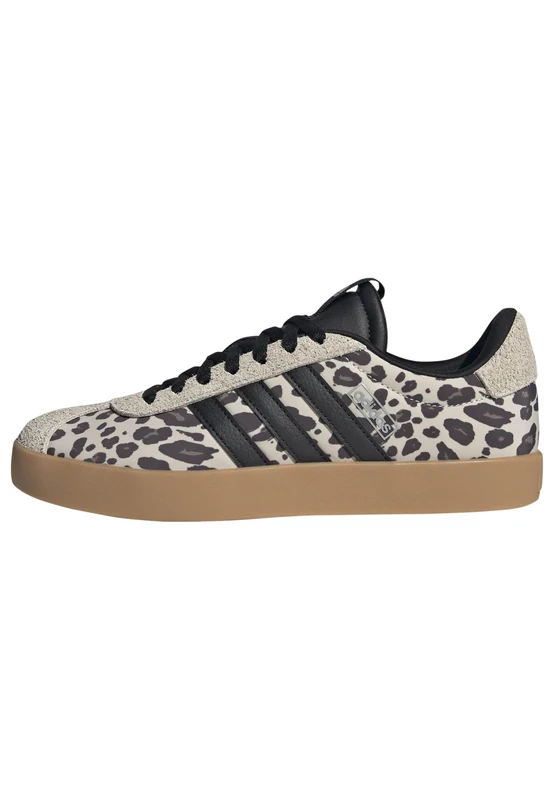 adidas Women's Vl Court 3.0 Shoes, Crystal Linen/core Black/Khaki Six, 6 UK - Image 1