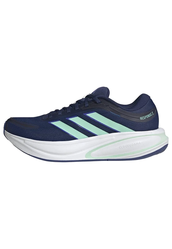 adidas Men's Response 2 Running Shoes, Dark Blue/Pulse Mint/Solar Purple, 11 UK