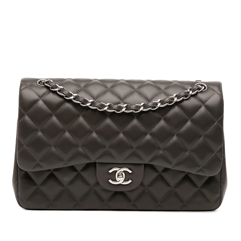 Chanel Pre-Loved Jumbo Classic Lambskin Double Flap