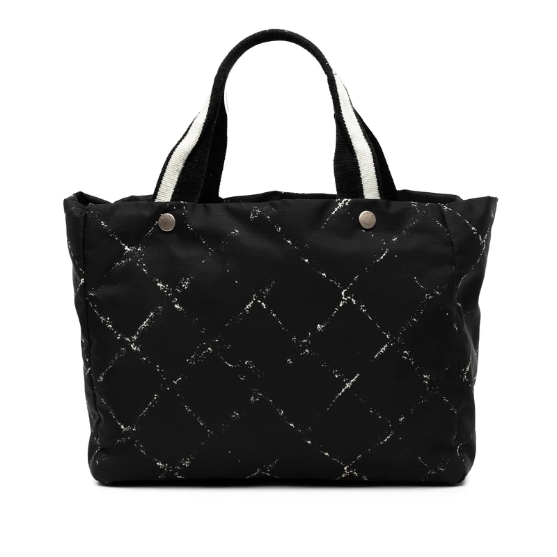 Chanel Pre-Loved Old Travel Line Nylon Tote
