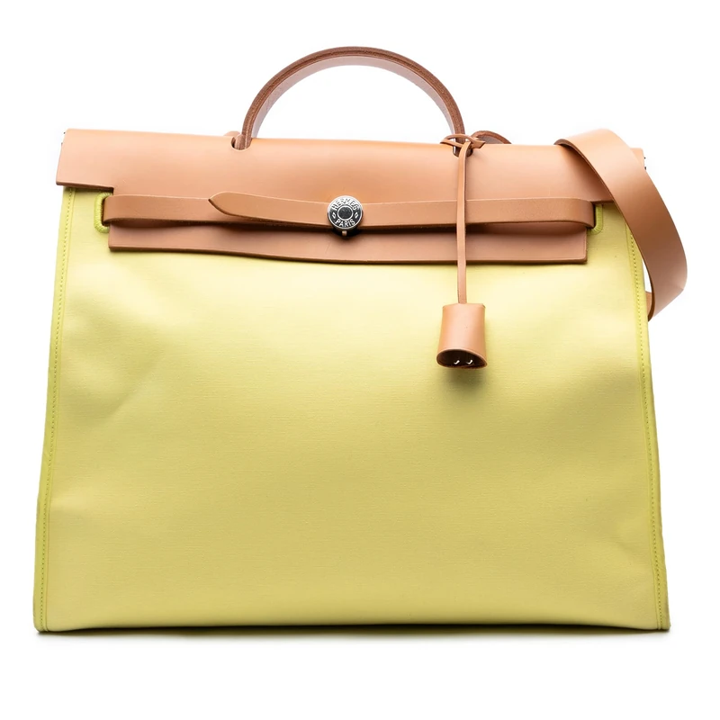 Pre-Loved Toile Herbag Zip 39 Satchel