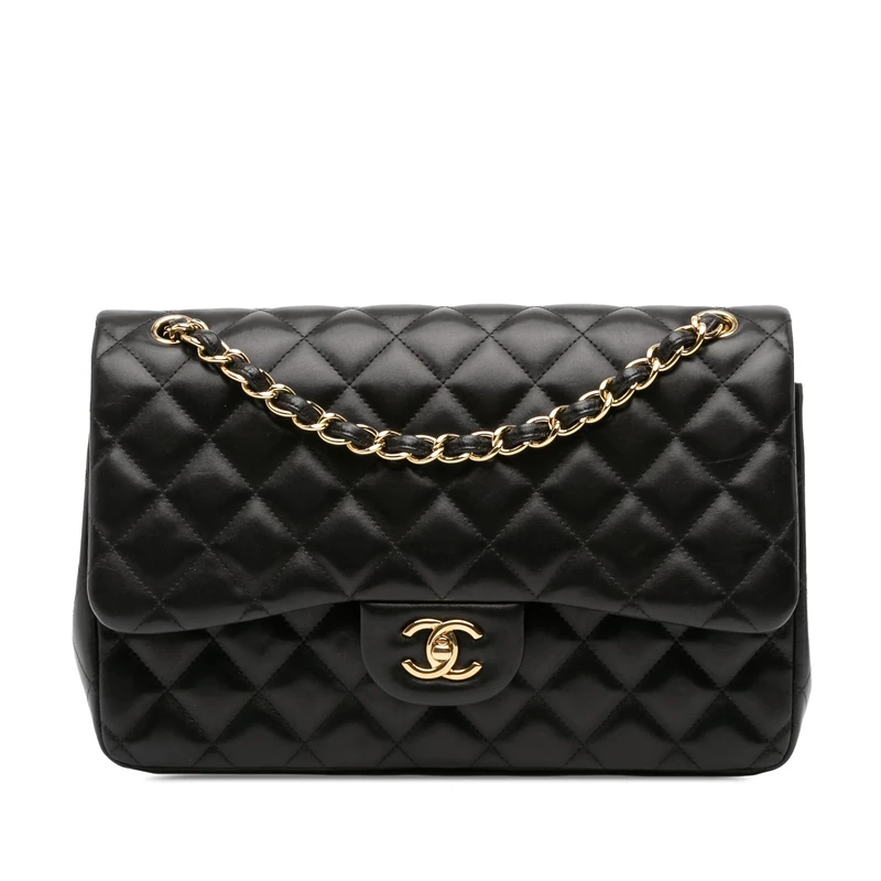 Chanel Pre-Loved Jumbo Classic Lambskin Double Flap