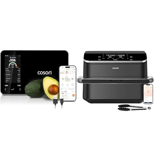 COSORI Smart Kitchen Food Scales Nutrilens, Dual Air Fryer TwinFry