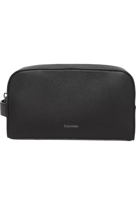 Calvin Klein Men's Foil Emboss Dopp Kit LV04D1031G Dopp Kit, BLACK (Black), One Size