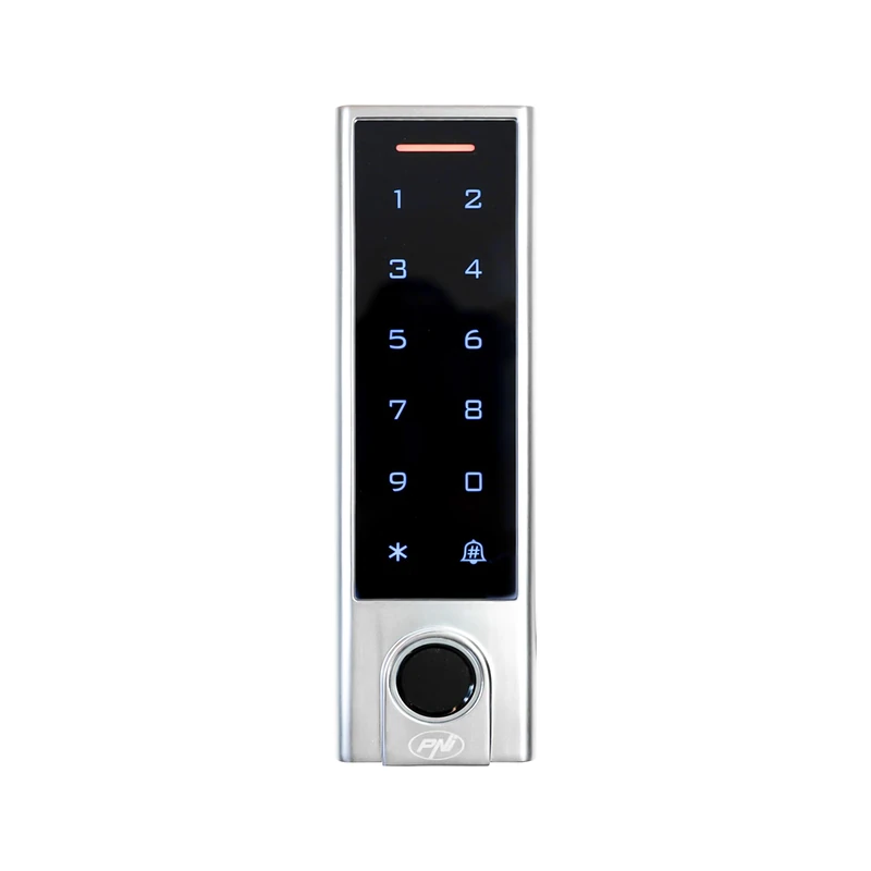 PNI DK350 access control keyboard with Wi-Fi, access card, fingerprint, PIN, touch, IP66, Tuya application - Image 1