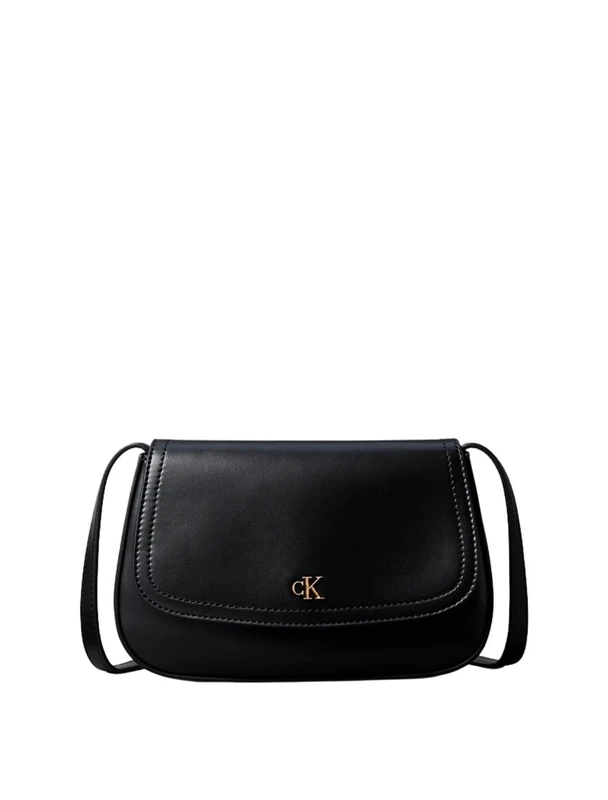 Calvin Klein Women's Ck Flap Camera Bag LV04F3421G Crossover, BLACK (Black), One Size