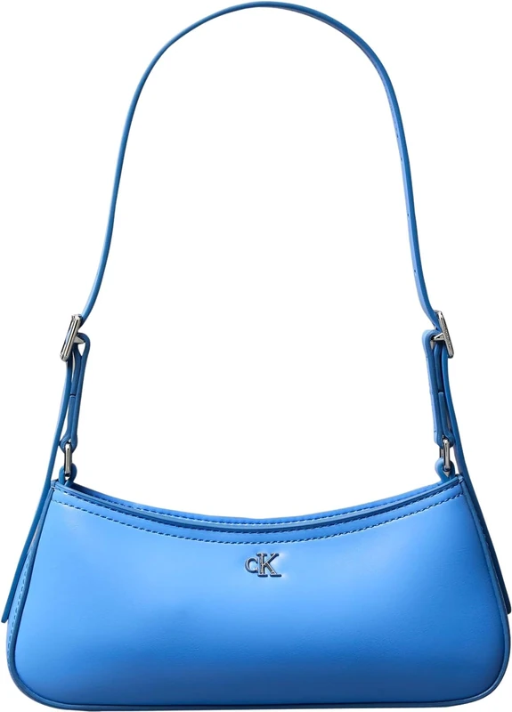 Calvin Klein Women's Ck Small Shoulder Bag Lv04F3170G Shoulder Bag, BLUE (Marina), One Size - Image 1