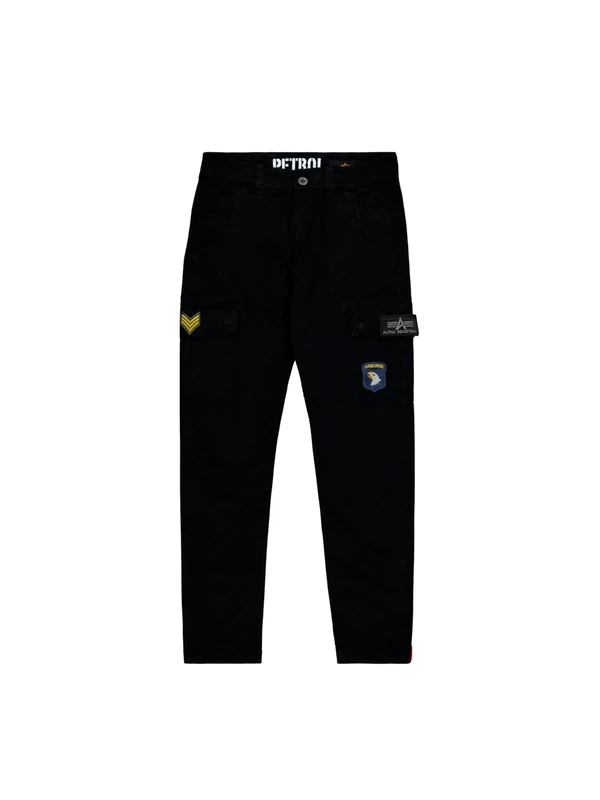 Alpha Industries Men's Petrol Patch Pants, Black, 30