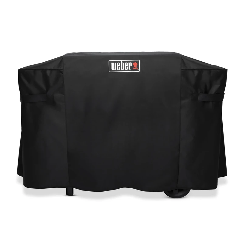 Weber Premium Grill Cover for SLATE GP 71 cm Griddle – Breathable, UV and Water-Resistant, Wind and Weather Protection with Velcro Fastener – Black (3401337)