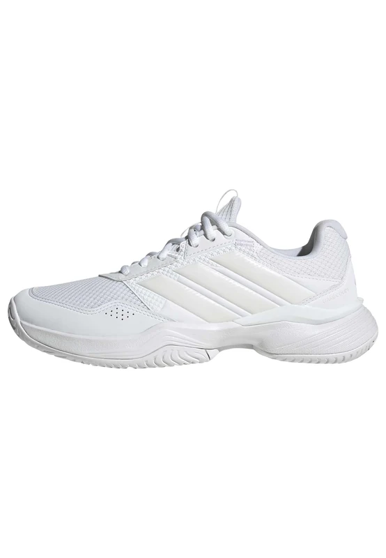 adidas Women's Gamecourt 3 Tennis Shoes, FTWR White/Zero met./FTWR White, 6.5 UK