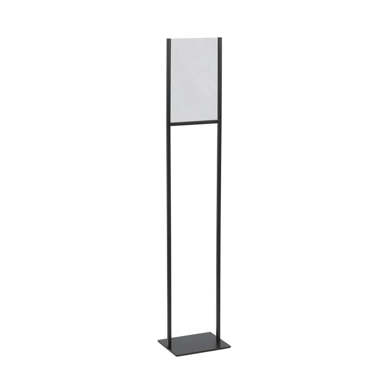 EUROPEL A4 Display Stand - Durable Sign Holder with Black Metal Base & Clear Acrylic Insert - Ideal Poster Stand for Restaurants, Menus, Meeting Rooms, Promotions & Everyday Business Use