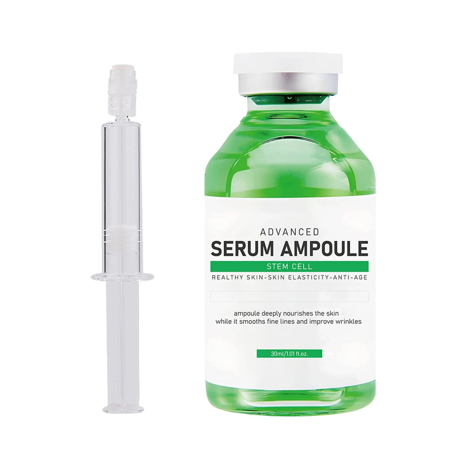 Microneedling Serum,Control Stem Cell Serum Ampoule for Face,Micro Needling Pen Anti Aging,Smooth Fine Lines Wrinkles,Korean Skin Care,Enhances Skin Elasticity & Firmness