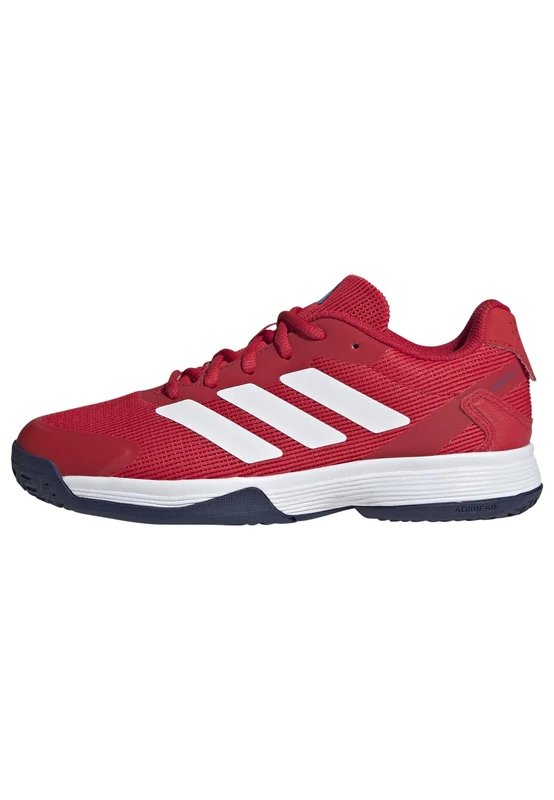 adidas Unisex Kids Ubersonic Kids Tennis Shoes, Pure Ruby/FTWR White/Dark Blue, 5.5 UK