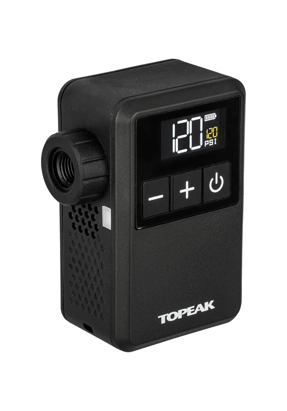 Topeak E-Booster Mini with Digital Gauge for Bicycle Tyres