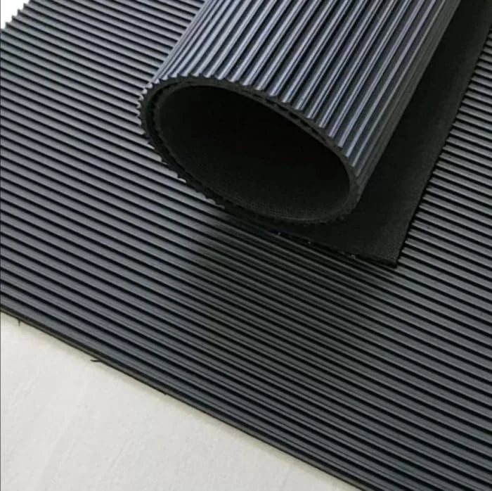 Black Rubber Matting Roll | Thick Heavy Duty Flooring Mat, Indoor & Outdoor, Non-Slip, Waterproof & Easy to Cut | Ideal for Garage, Vans, Gym, Shed Floor | 1.5m Width 3mm (Fine Ribbed, 4m x 1.5m)