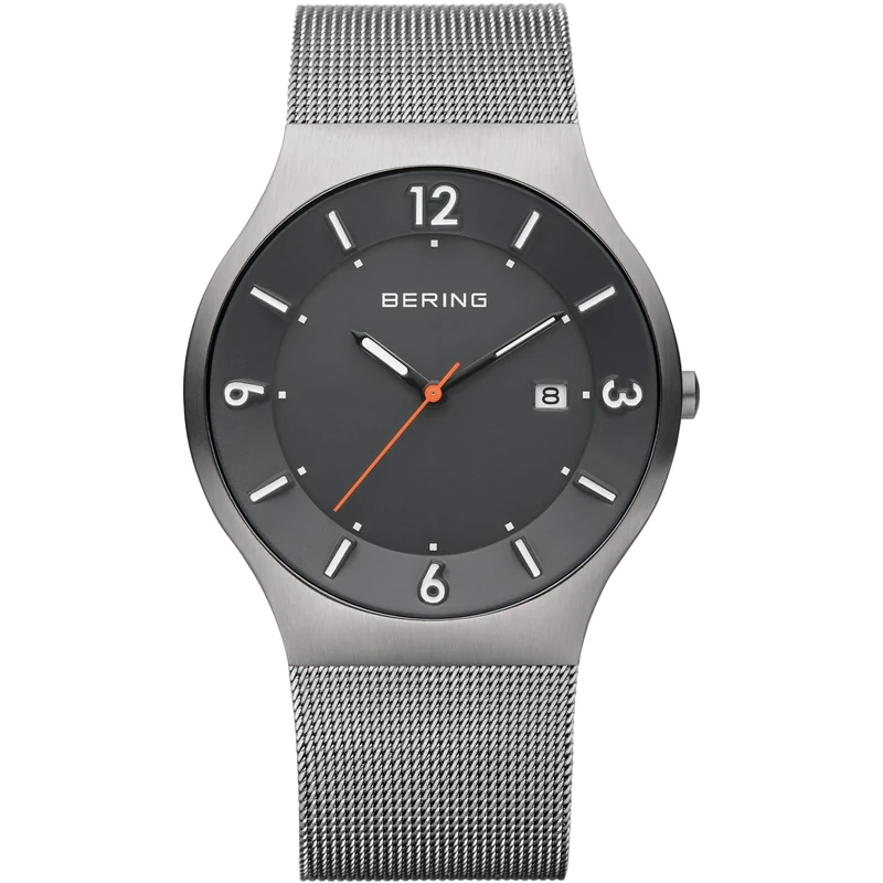 Bering Men's Analogue Quartz Watch with Milanese Strap 14440-077-Q